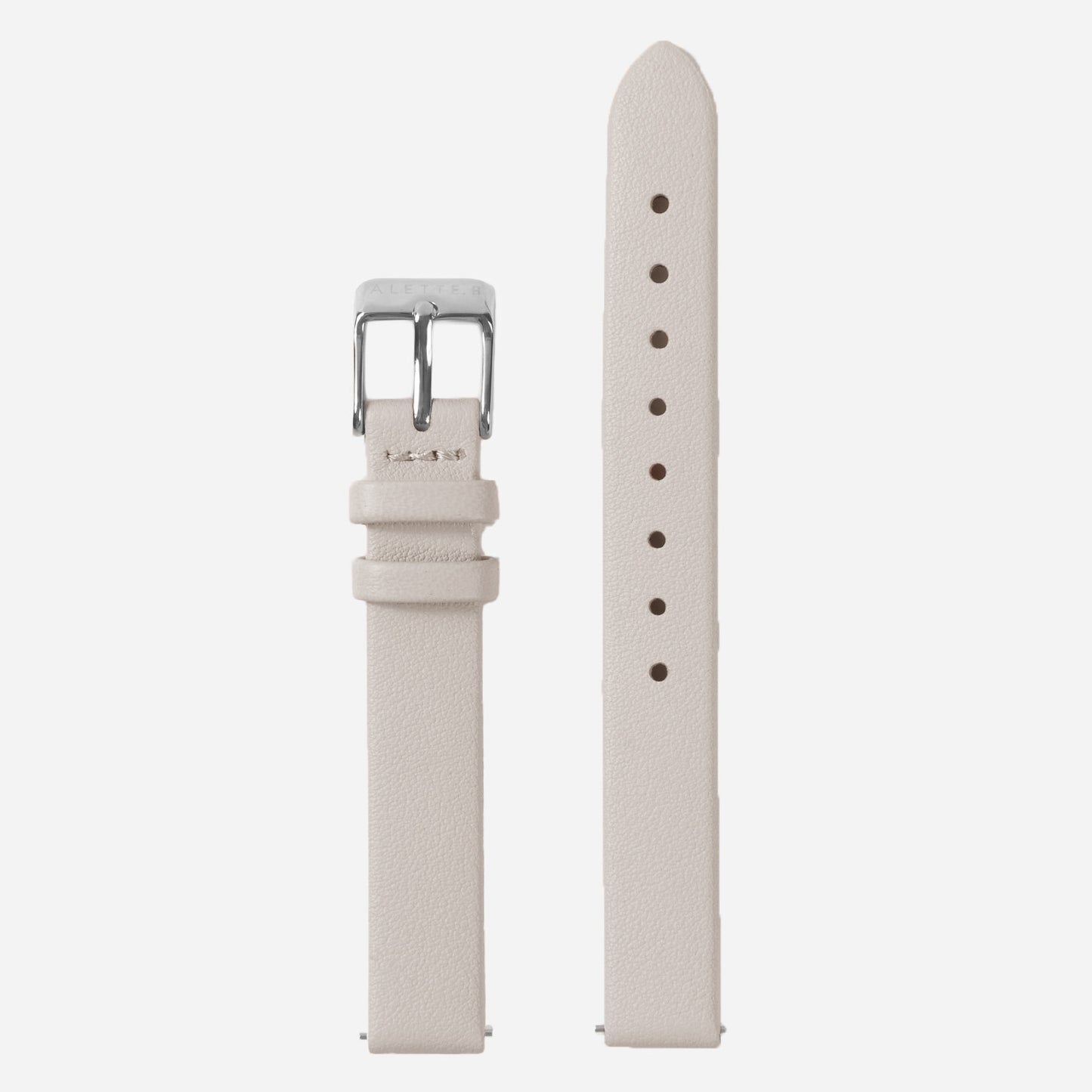 12mm用交換ベルト アッシュグレー×シルバー